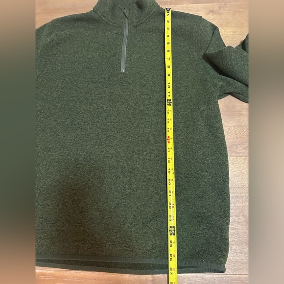 J Crew Men's Green Half-Zip Sweater Large - Picture 3 of 7